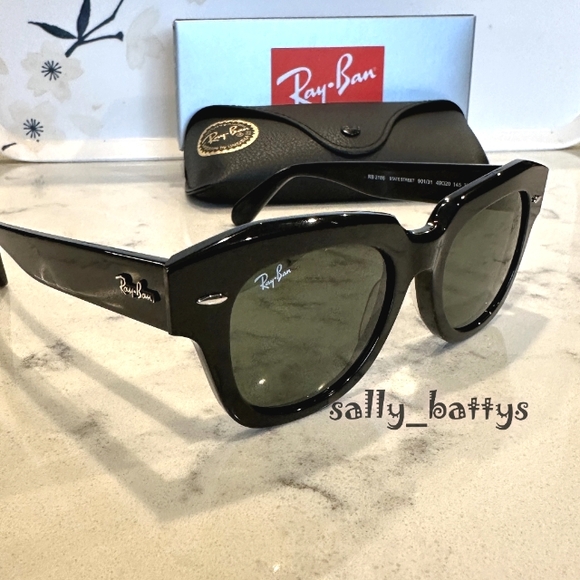 RayBan (Store Display) State Street Black RB2186 - Picture 4 of 17